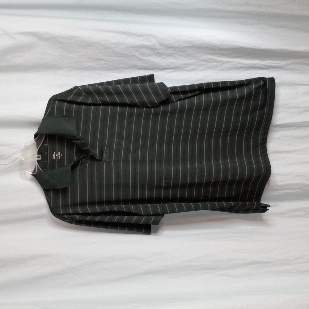 Marc Edwards XL Green Black Polo Shirt